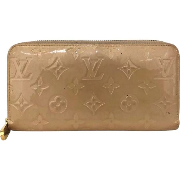 295182BG (L1) Louis Vuitton Wallet Long Patent Rose Florentine Monogram Vernis - Picture 1 of 9